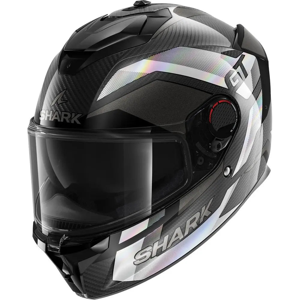 Shark Spartan GT PRO Carbon Full Face Helmet Ritmo Black / Anthracite FREE 1 YEAR Returns, FREE UK Delivery | ThrottleChimp