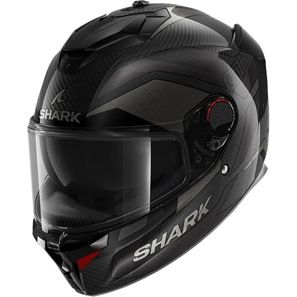 Shark Spartan GT PRO Carbon Full Face Helmet Ritmo Carbon / Anthracite - ThrottleChimp