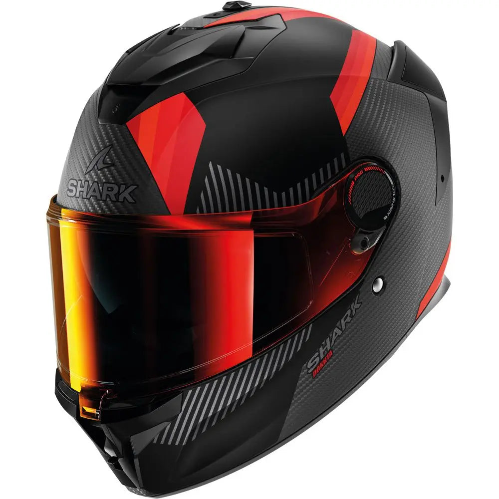 Shark Spartan GT PRO Carbon Full Face Helmet Dokhta Orange / Black FREE 1 YEAR Returns, FREE UK Delivery | ThrottleChimp