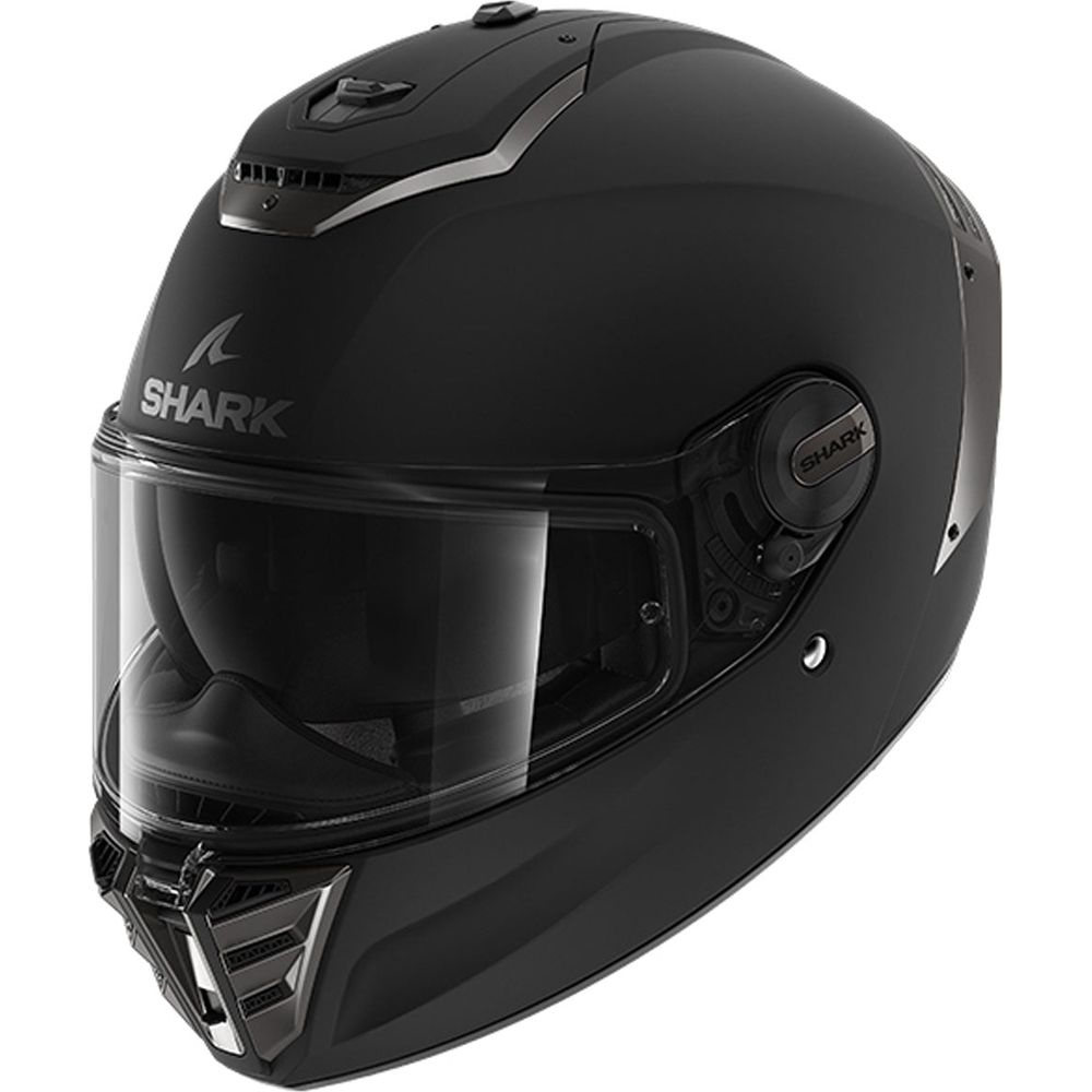 Shark Spartan RS Full Face Helmet Blank Matt Black - ThrottleChimp