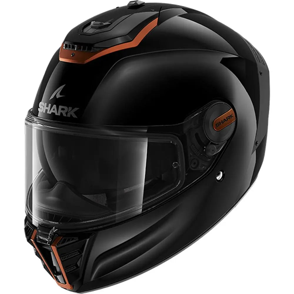 Shark Spartan RS Full Face Helmet Blank SP Black / Copper FREE 1 YEAR Returns, FREE UK Delivery | ThrottleChimp