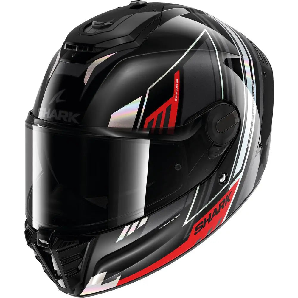 Shark Spartan RS Full Face Helmet Byhron Black / Chrome / Red - ThrottleChimp