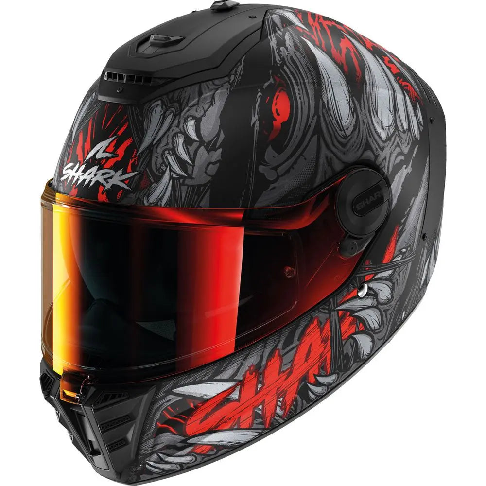 Shark Spartan RS Full Face Helmet Shaytan Black / Red / Anthracite - ThrottleChimp