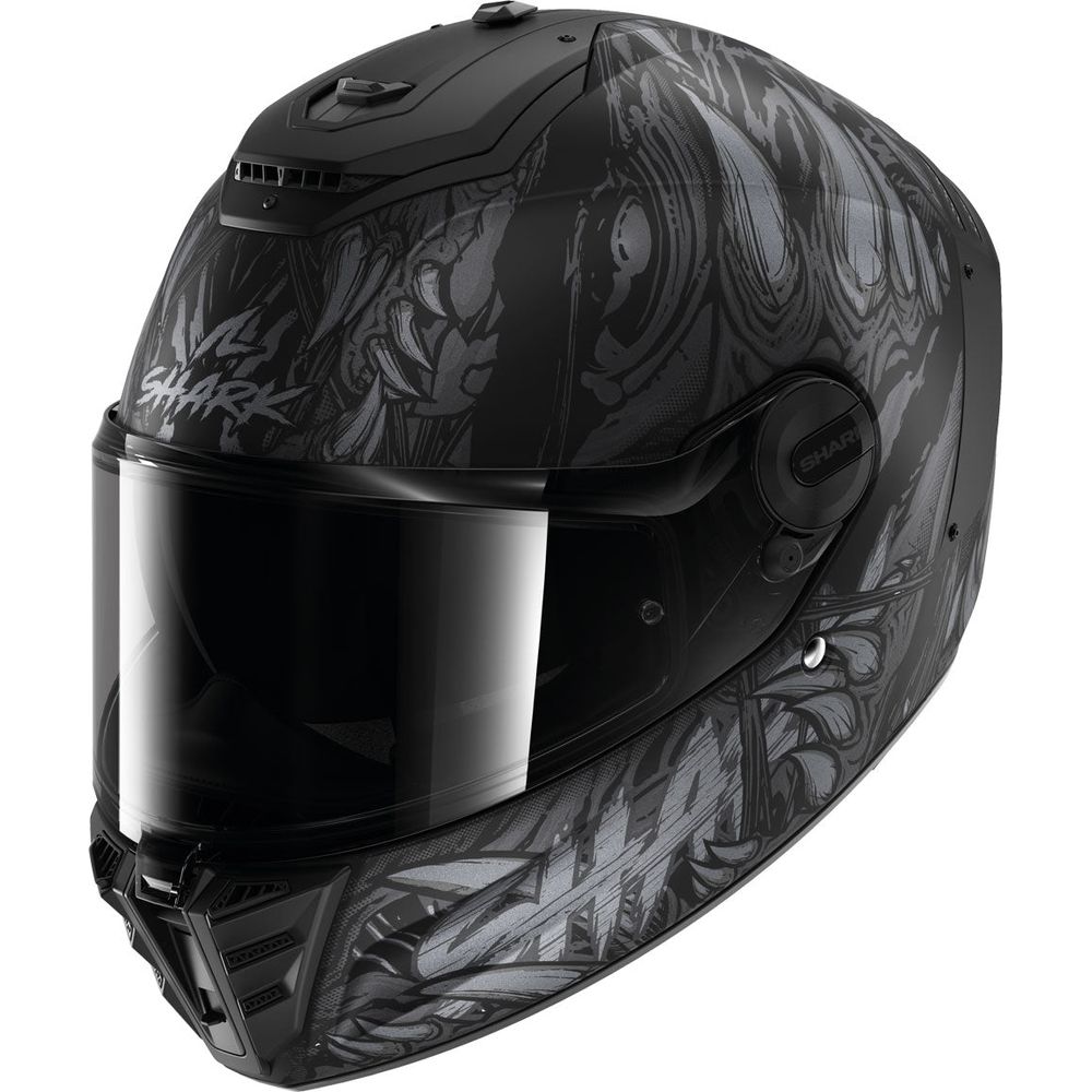 Shark Spartan RS Full Face Helmet Shaytan Black / Anthracite / Silver - ThrottleChimp