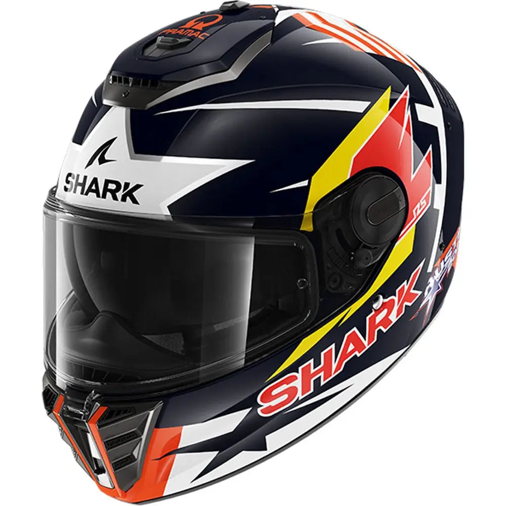 Shark Spartan RS Full Face Helmet Zarco Black / Red / White FREE 1 YEAR Returns, FREE UK Delivery | ThrottleChimp