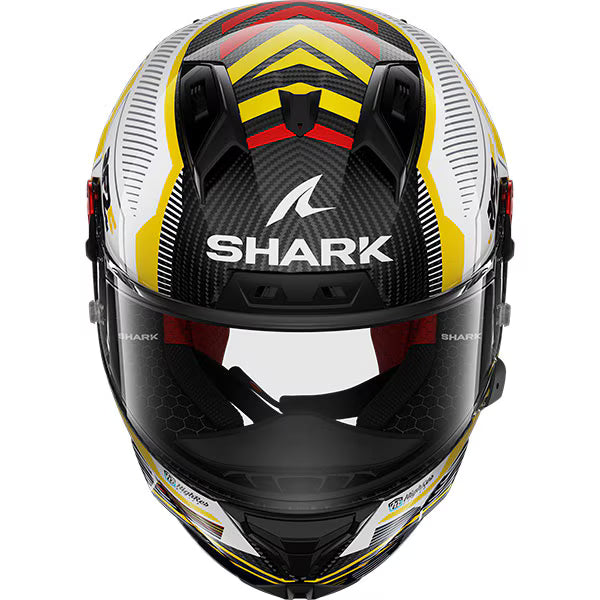 Shark Aeron-GP Full Face Helmet Replica Fernandez DWY FREE 1 YEAR Returns, FREE UK Delivery | ThrottleChimp