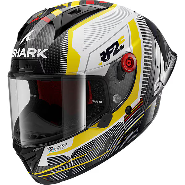 Shark Aeron-GP Full Face Helmet Replica Fernandez DWY FREE 1 YEAR Returns, FREE UK Delivery | ThrottleChimp