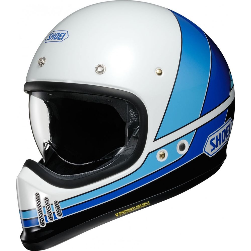 Shoei Ex-Zero Equation TC11 Full Face Helmet  Blue - ThrottleChimp