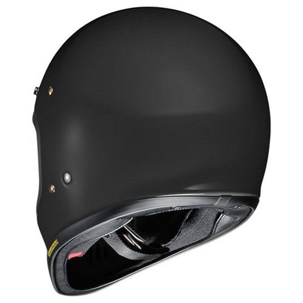 Shoei Ex-Zero Plain Full Face Helmet Matt Black (Image 3) - ThrottleChimp