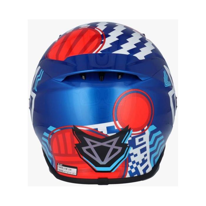 Shoei NXR2 Diggia Replica Full Face Helmet Blue (Image 3) - ThrottleChimp