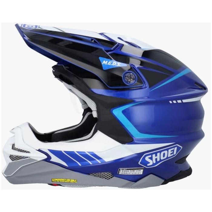 Shoei VFX-WR 06 Jammer TC2 Off-Road Helmet Blue FREE 1 YEAR Returns, FREE UK Delivery | ThrottleChimp