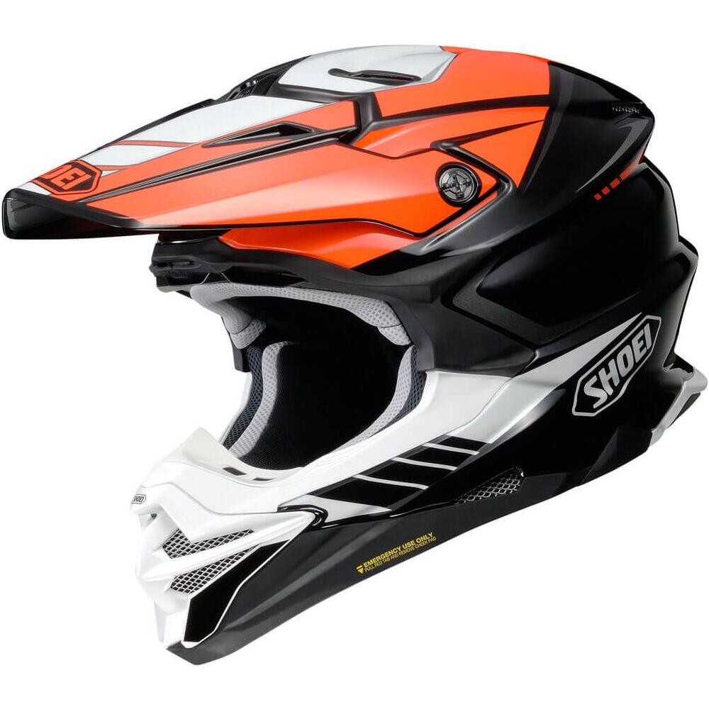 Shoei VFX-WR 06 Jammer TC8 Off-Road Helmet Orange FREE 1 YEAR Returns, FREE UK Delivery | ThrottleChimp