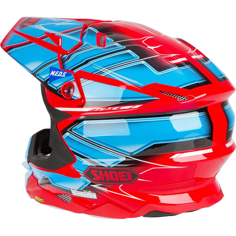 Shoei VFX-WR Glaive Off-Road Helmet TC1 Red FREE 1 YEAR Returns, FREE UK Delivery | ThrottleChimp