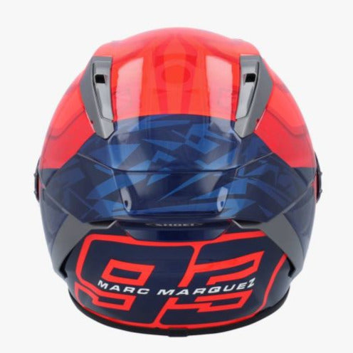 Shoei X-SPR Pro Marquez 7 Full Face Helmet Red (Image 4) - ThrottleChimp