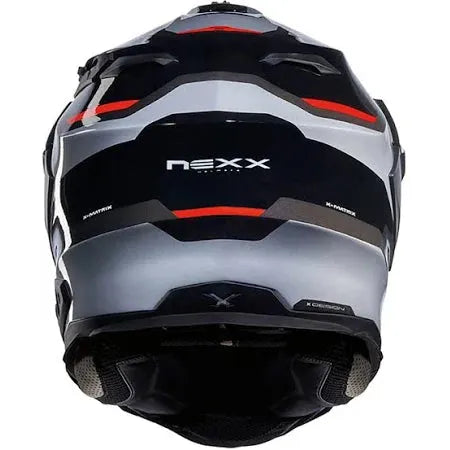 Nexx X.WED2 X Adventure Helmet Patrol Black / Silver / Red (Image 3) - ThrottleChimp