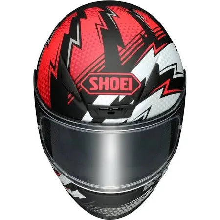 Shoei NXR Variable TC-1 Full Face Helmet Black / White / Red (Image 3) - ThrottleChimp