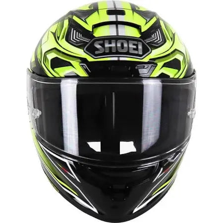 Shoei X Spirit 3 Aerodyne TC-3 Full Face Helmet Yellow (Image 2) - ThrottleChimp