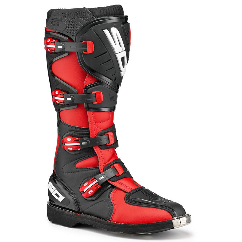 Sidi Agueda CE Boots Black / Red - ThrottleChimp