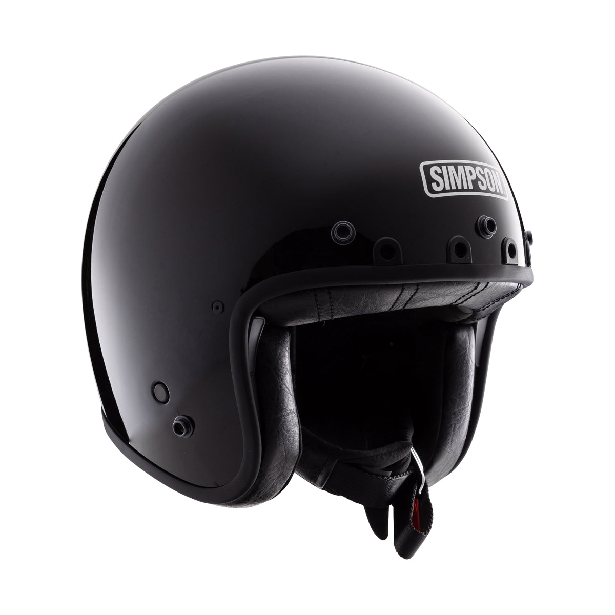 Simpson Chopper ECE 22.06 Solid Black FREE 1 YEAR Returns, FREE UK Delivery | ThrottleChimp