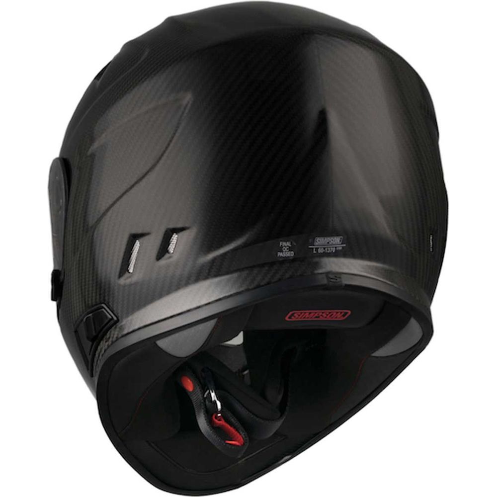 Simpson Venom Full Face Helmet Carbon FREE 1 YEAR Returns, FREE UK Delivery | ThrottleChimp