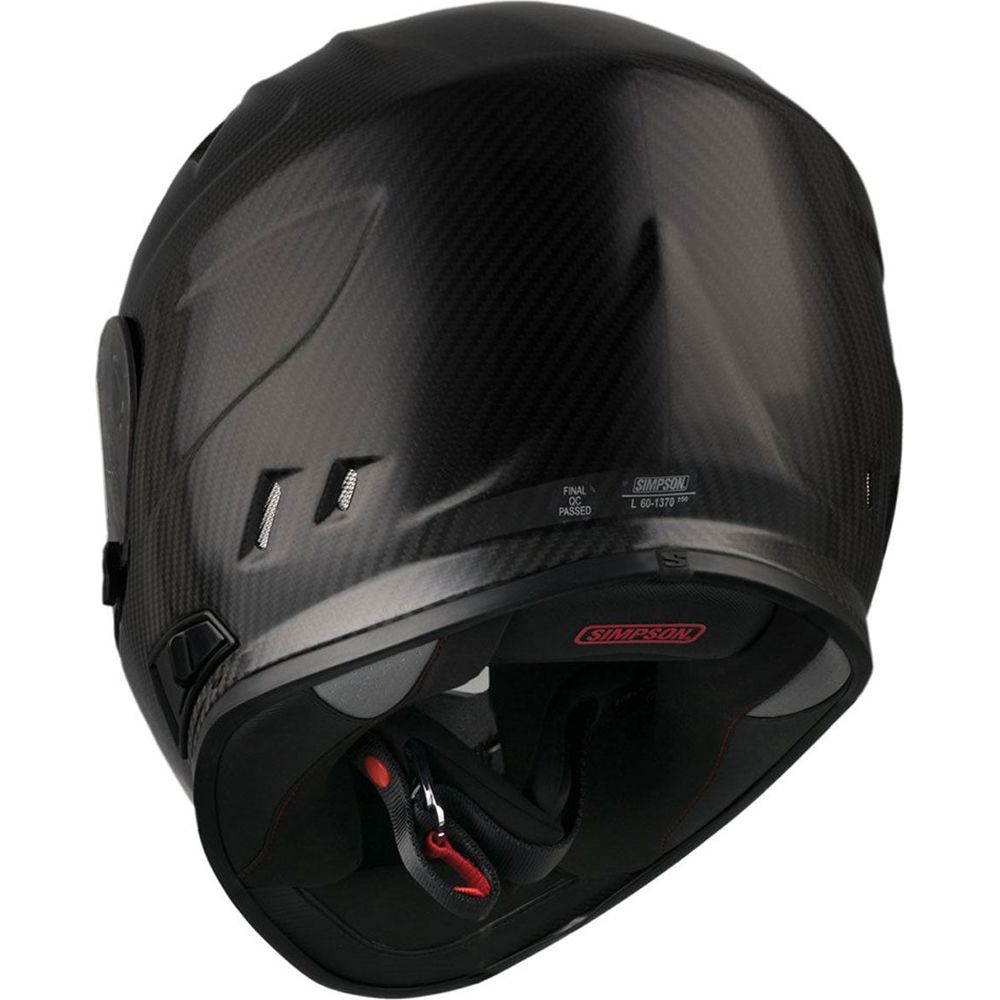 Simpson Venom ECE 22.06 Full Face Helmet Carbon (Image 4) - ThrottleChimp