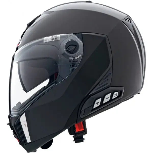 Caberg Sintesi Plain Flip-Up Helmet Metal Black - ThrottleChimp