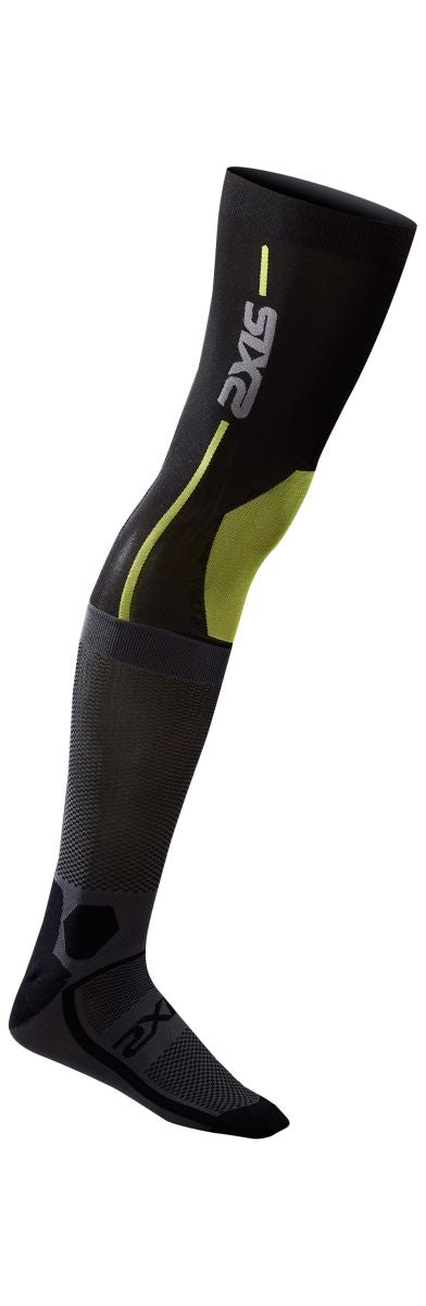 SIXS Knee Brace Socks Black / Grey FREE 1 YEAR Returns, FREE UK Delivery | ThrottleChimp