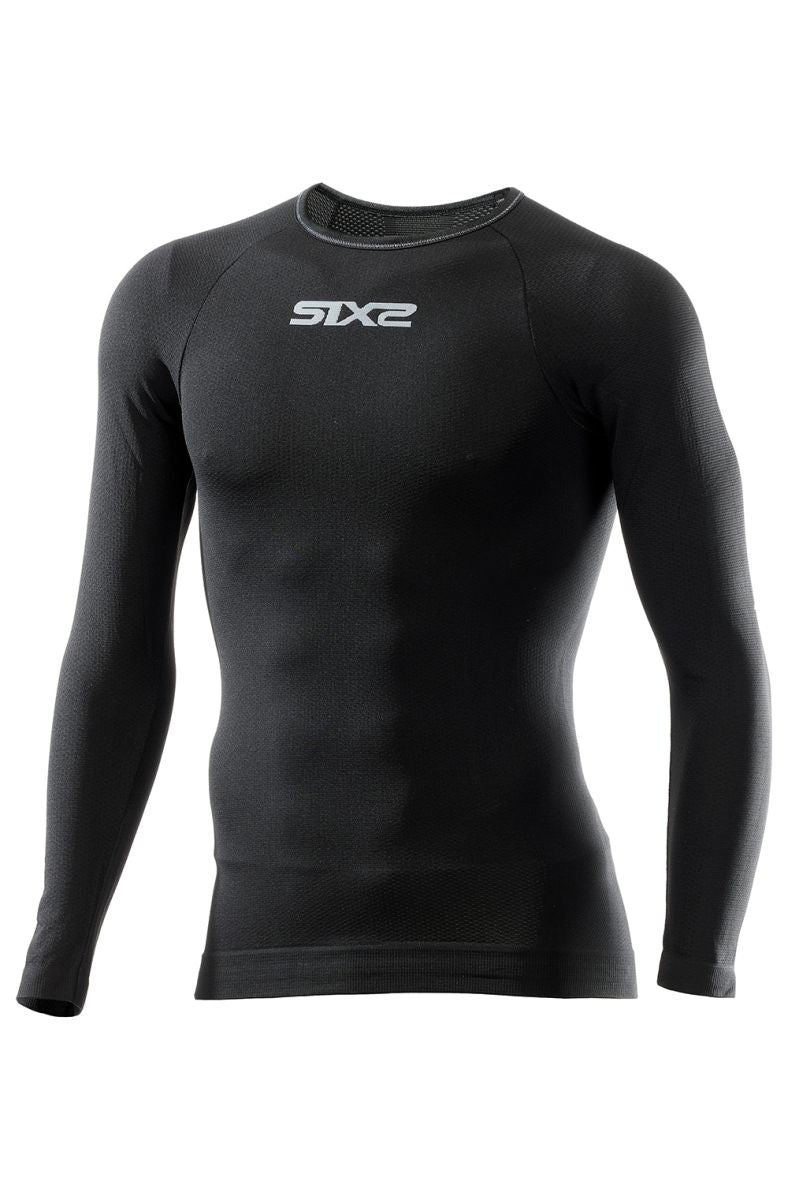 SIXS Base Layer Long Sleeves T-Shirt Black FREE 1 YEAR Returns, FREE UK Delivery | ThrottleChimp