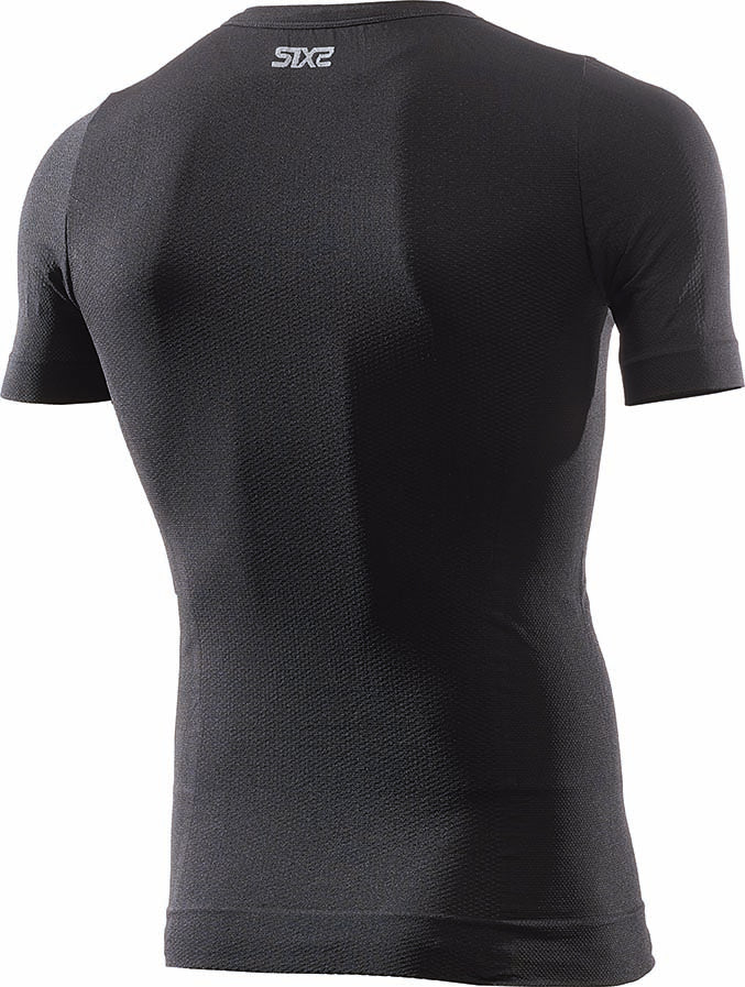 SIXS TS1 V2 Base Layer Short Sleeves Shirt Black FREE 1 YEAR Returns, FREE UK Delivery | ThrottleChimp