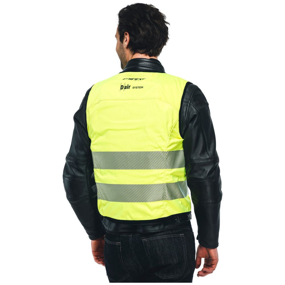 Dainese Smart High Visibility Vest Fluo Yellow FREE 1 YEAR Returns, FREE UK Delivery | ThrottleChimp