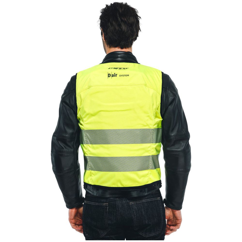 Dainese Smart High Visibility Vest Fluo Yellow FREE 1 YEAR Returns, FREE UK Delivery | ThrottleChimp