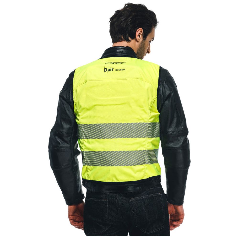 Dainese Smart High Visibility Vest Fluo Yellow FREE 1 YEAR Returns, FREE UK Delivery | ThrottleChimp