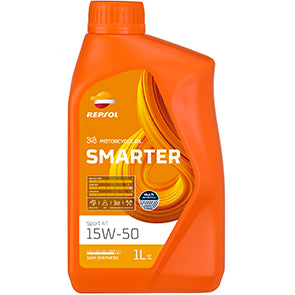 Repsol Smarter Sport Semi Synthetic 4T 4Stroke Oil 15W-50 - ThrottleChimp