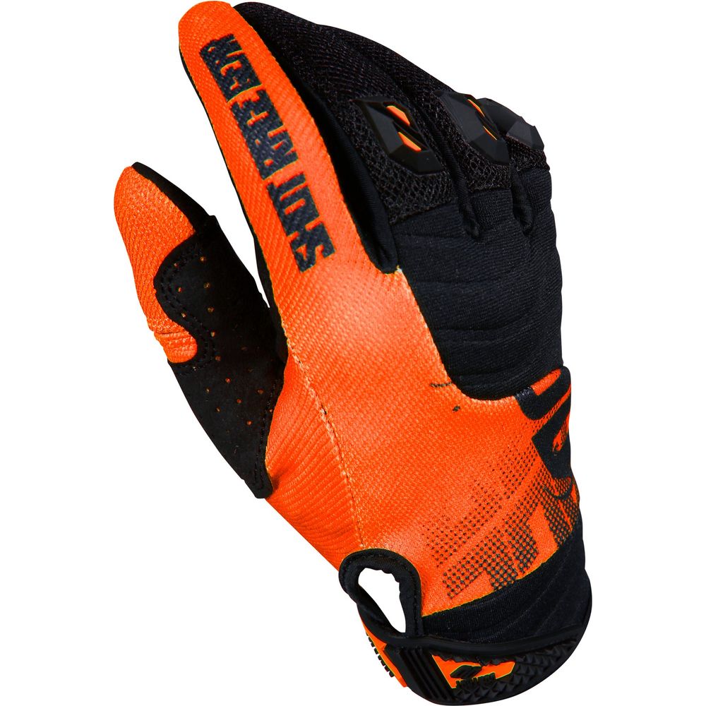 Shot Contact Gloves Venom Neon Orange - ThrottleChimp