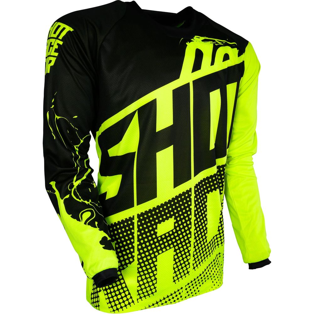 Shot Contact Venom MX Jersey Yellow - ThrottleChimp