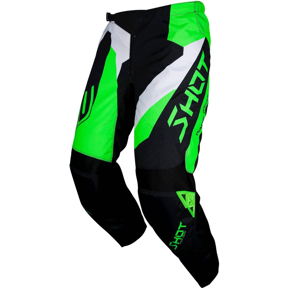 Shot Devo Alert MX Trouser Black / Green / White - ThrottleChimp