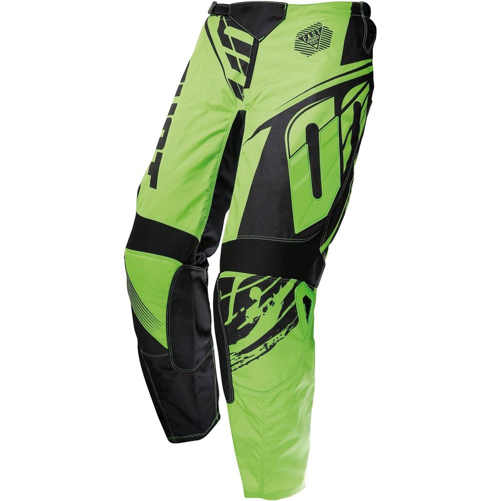 Shot Devo Fast Kids MX Trouser Black / Green - ThrottleChimp