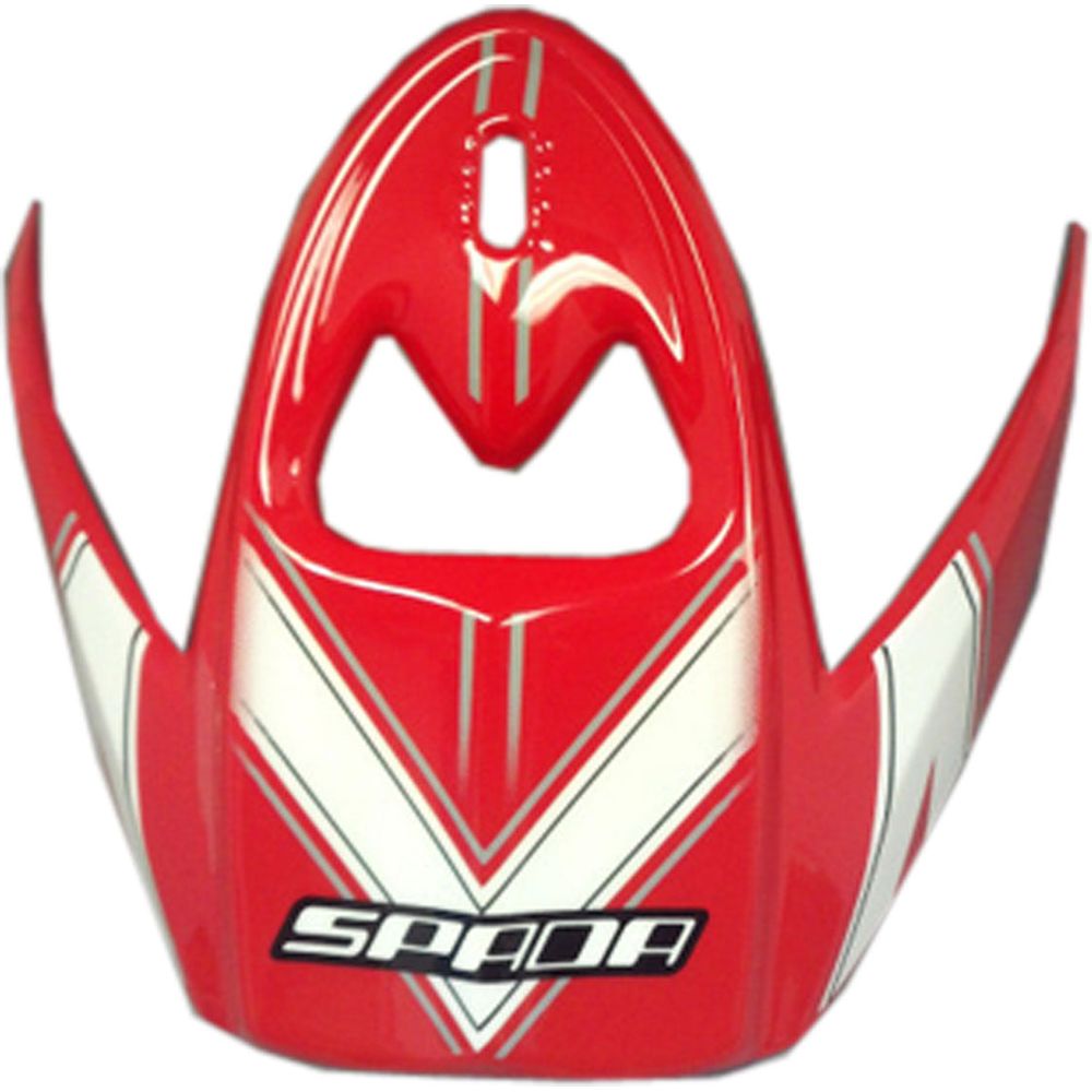 Spada Edge Peak Red / White FREE 1 YEAR Returns, FREE UK Delivery | ThrottleChimp