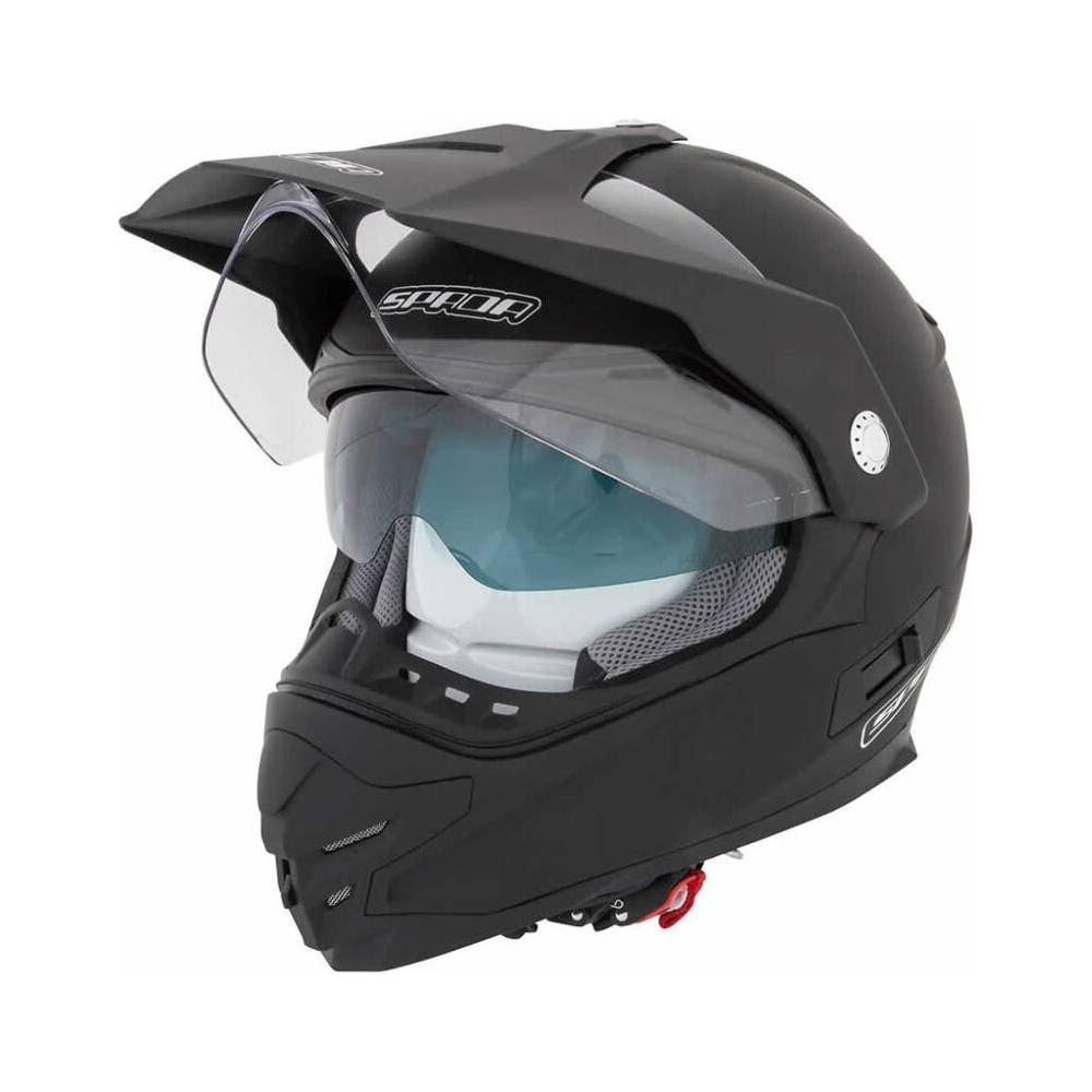 Spada Intrepid Plain Full Face Helmet Matt Black - ThrottleChimp