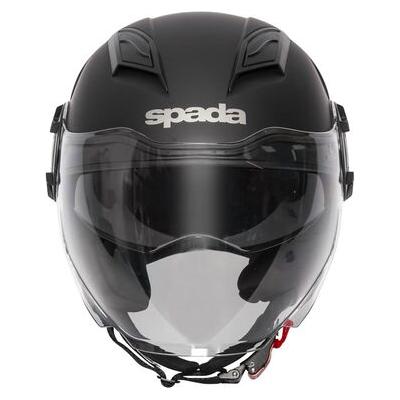 Spada Lycan Open Face Helmet Matt Black FREE 1 YEAR Returns, FREE UK Delivery | ThrottleChimp