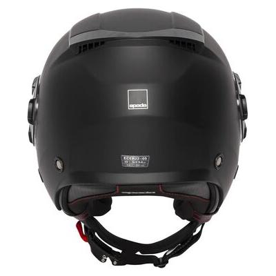 Spada Lycan Open Face Helmet Matt Black (Image 6) - ThrottleChimp