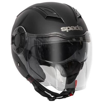 Spada Lycan Open Face Helmet Matt Black (Image 4) - ThrottleChimp