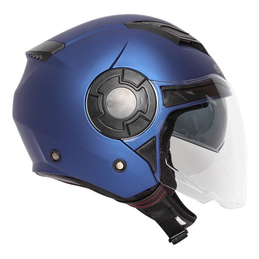 Spada Lycan Open Face Helmet Matt Blue (Image 5) - ThrottleChimp