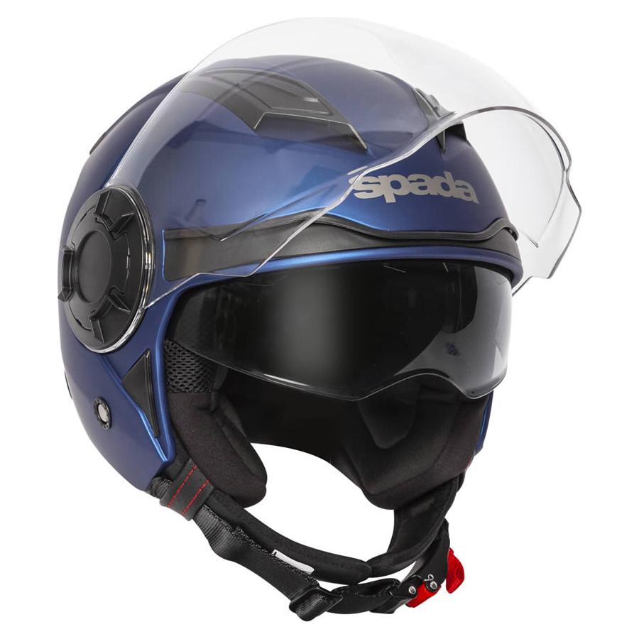 Spada Lycan Open Face Helmet Matt Blue (Image 6) - ThrottleChimp