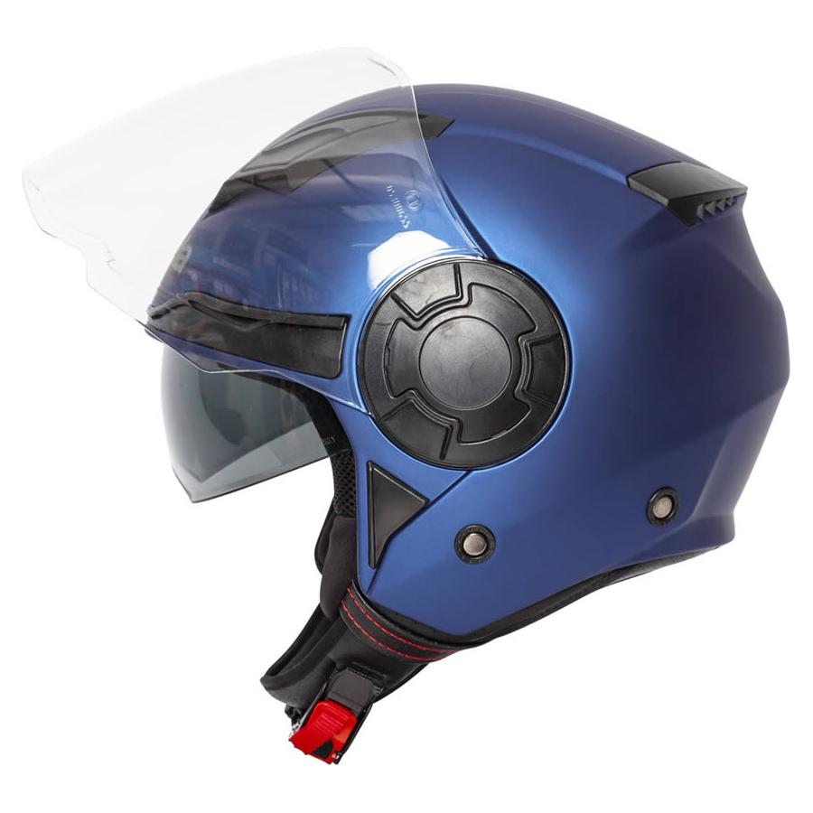 Spada Lycan Open Face Helmet Matt Blue (Image 8) - ThrottleChimp