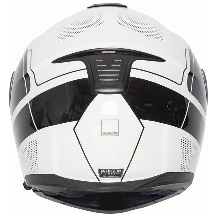 Spada Orion Pixel Flip-Up Helmet White / Black (Image 4) - ThrottleChimp