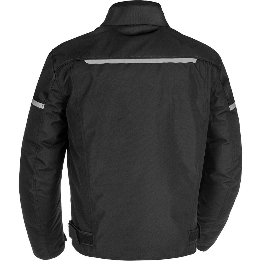 Spartan Short Waterproof Textile Jacket Black (Image 2) - ThrottleChimp