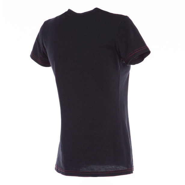 Dainese Speed Demon Ladies T-Shirt Black / Red FREE 1 YEAR Returns, FREE UK Delivery | ThrottleChimp