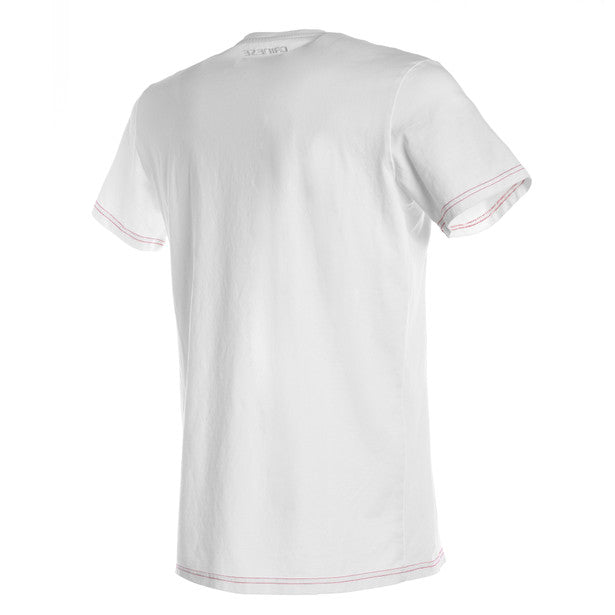 Dainese Speed Demon T-Shirt White / Red (Image 2) - ThrottleChimp