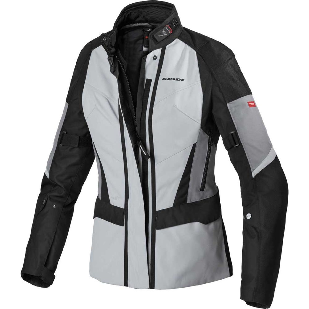 Spidi Traveler 2 H2Out Ladies Textile Jacket Ice / Black - ThrottleChimp